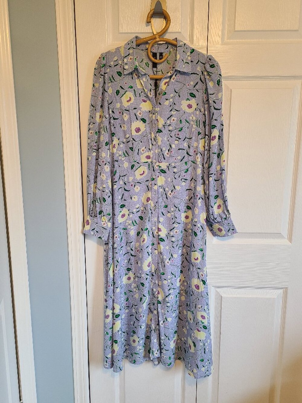Y.A.S. midi shirt waist dress
